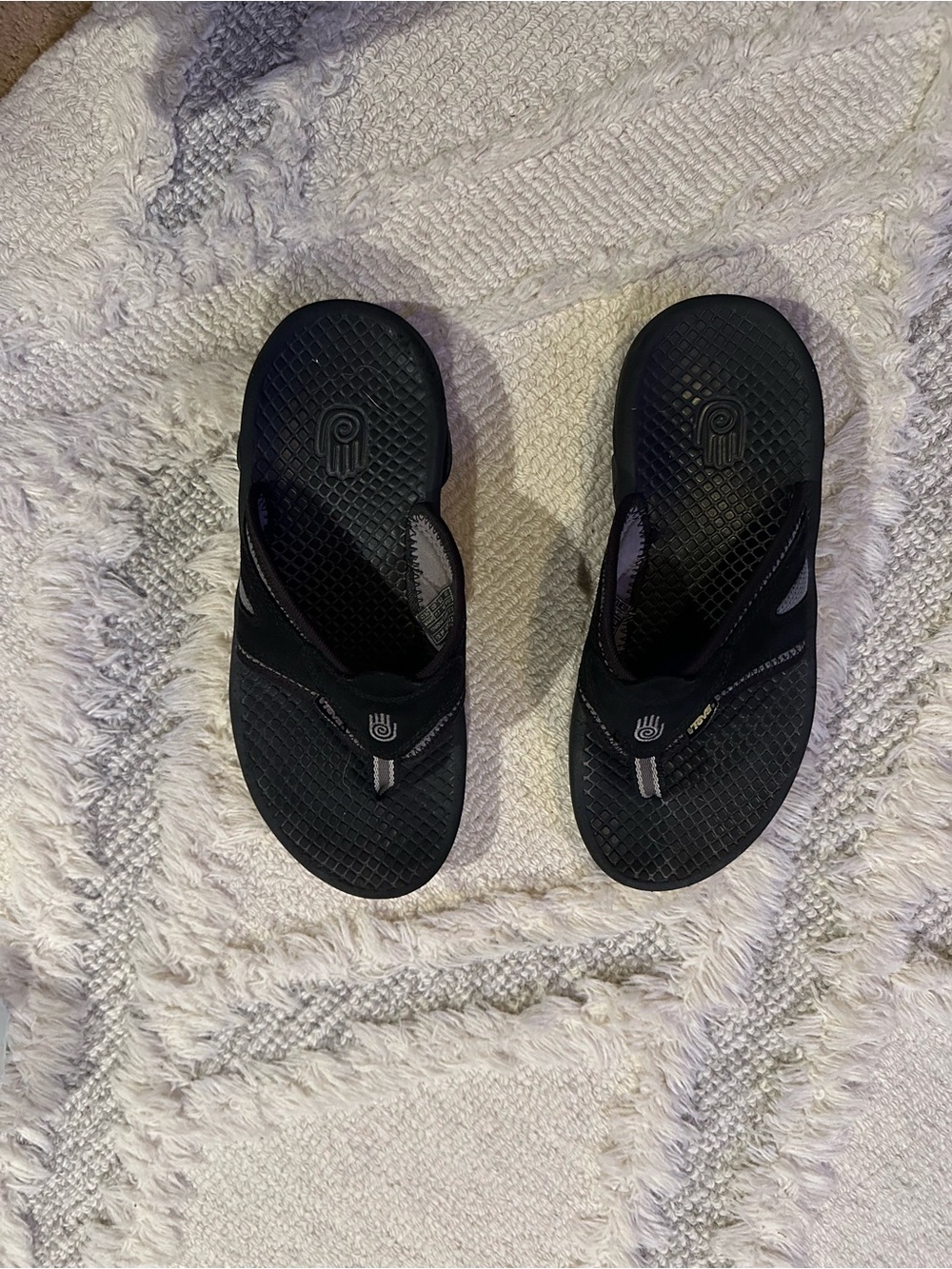 Teva Black Women's Flip Flop Sandals
